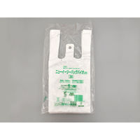 福助工業 レジ袋　ニューイージーバッグバイオ25 3S 乳白　2000枚(100×20) 0364207（直送品）