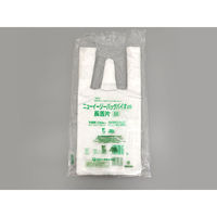 福助工業 レジ袋　ニューイージーバッグバイオ25 長舌片 SS 半透明　2000枚(100×20) 0364355（直送品）