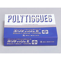 福助工業 ポリ袋　ポリティッシュ E 中  0502618  15000枚(1000枚×15箱)（直送品）