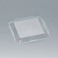 福助工業 弁当容器 憩い RP-1F 低蓋 内嵌合 600枚(50×12) 0544000 1ケース(600枚入(50枚×12袋))（直送品）