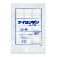 真空袋 ナイロンポリ バリアTLタイプ 26-38 800枚(100×8) 0706469 1ケース(800枚入(100枚×8袋))（直送品）
