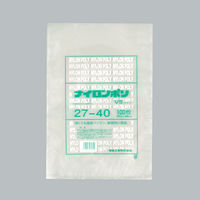 福助工業 ナイロンポリ VSタイプ 27-40 1200枚(100×12) 0708496 1ケース(1200枚入(100枚×12袋))（直送品）