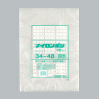福助工業 ナイロンポリ VSタイプ 34-48 1000枚(100×10) 0708666 1ケース(1000枚入(100枚×10袋))（直送品）