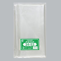 福助工業 OPP袋 オーピーパック テープなし 34-53 1ケース(50枚×10袋) 0840793（直送品）