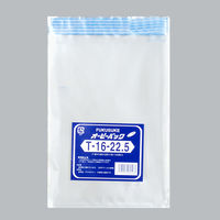 福助工業 OPP袋 オーピーパック テープ付 T-16-22.5 0842151 1セット(1000枚:100枚×10袋)