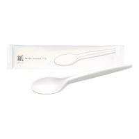 シンギ SBT-紙スプーン(個包装) 17cm 2000本(100×20) 10329333 1ケース(2000枚入(100枚×20袋))（直送品）