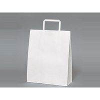 福助工業 紙袋 ラッピーバッグ No.4 晒無地 300枚(50×6) 120855 1ケース(300枚入(50枚×6袋))（直送品）