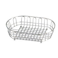 トーダイ 洋食卓上用品 18-8 カトラリーワイヤーバスケット 小判特大型 1個 21706008（直送品）