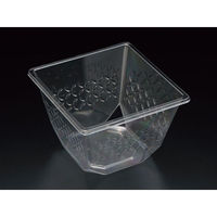 スミ 惣菜容器 エスコン Z115-500 透明 1200枚(50×24) 2Z11110 1ケース(1200枚入(50枚×24袋))（直送品）