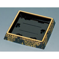 福助工業 寿司容器 新角桶 9H 流華藍 300枚(10×30) 534439 1ケース(300枚入(10枚×30袋))（直送品）