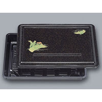 福助工業 仕出弁当 優膳 YN-380 萩 共蓋付 60枚(20×3) 545880 1ケース(60枚入(20枚×3袋))（直送品）