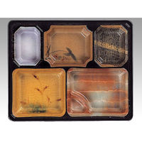 福助工業 仕出弁当 優膳 YN-540H うつわ 本体 200枚(20×10) 546208 1ケース(200枚入(20枚×10袋))（直送品）