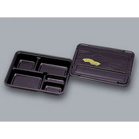 福助工業 仕出弁当 KP新 KP-130 源平 共蓋付 300枚(50×6) 578452 1ケース(300枚入(50枚×6袋))（直送品）