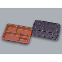 福助工業 仕出弁当 KP新 KP-130 玉藻 共蓋付 300枚(50×6) 579009 1ケース(300枚入(50枚×6袋))（直送品）