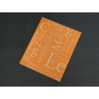 福助工業 カマス袋 カマス GT No.3 洋柄オレンジ バラ　1袋(100枚) 804118（直送品）