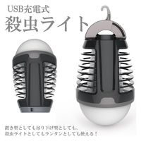 ウィキャン USB充電式　2WAY 殺虫ライト WJ-8107 1セット(3台入)（直送品）