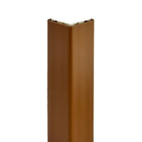 フクビ化学工業 ピュアナガード18 25×25×1800mm チョコブラウン PG18B 1梱包（20本入）（直送品）