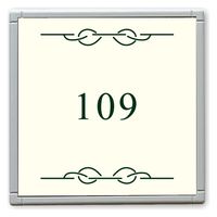 フジタ GH110 部屋番号サイン 居室 Design２ ルームナンバー109 1枚（直送品）