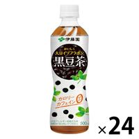 伊藤園 おいしく大豆イソフラボン 黒豆茶 500ml 1箱（24本入）