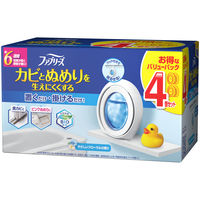 ファブリーズ 防カビ消臭剤 お風呂用 フローラルの香り 1パック（4個入）P&G