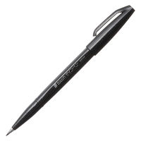 ぺんてる 筆タッチサインペン　ブラック SES15C-A 1本