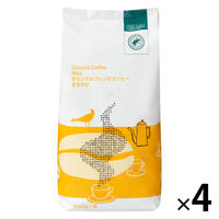 【コーヒー粉】オリジナルブレンド まろやか 1セット（1kg×4袋）  オリジナル