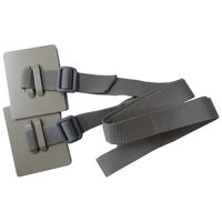 ティーエフサービス Tプレートベルトハイロング グレー TPB-7090GLL 1セット(2個入)