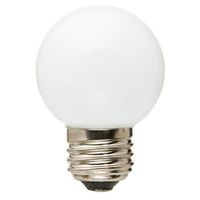 G50形LEDランプ電球色E26ホワイト LDG1LG50W3 ヤザワコーポレーション（直送品）
