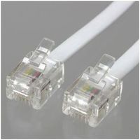 ストレートモジュラーケーブル 15m 白 TP1150W ヤザワコーポレーション（直送品）