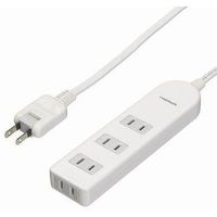 ブレーカー付きテーブルタップ 4個口 2m Y02BS402WH ヤザワコーポレーション（直送品）