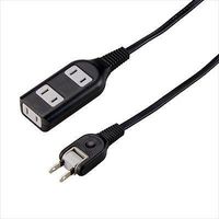 耐トラ付タップ3個口7mブラック Y02S307BK ヤザワコーポレーション（直送品）