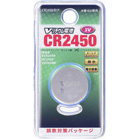 オーム電機 Vリチウム電池 CR2450/B1P 1個