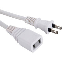 オーム電機 延長コード ストレートプラグ 3m HS-T13S1-W（直送品）