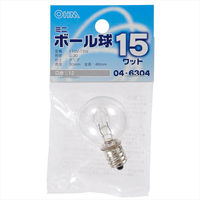 オーム電機 ミニボール球 G30型 クリア LB-G3