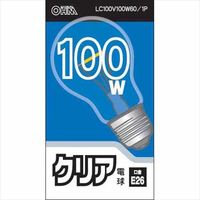オーム電機 クリア電球 LC100V100W60/1P 1個