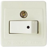 オーム電機 角型タンブラSW 片切 RK-6610-Z 1個