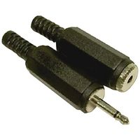 オーム電機 φ2.5モノラルプラグ・ジャックセット AP-2668 1個