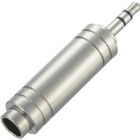 オーム電機 変換プラグ S6.3JーS3.5P AUD-P3031S 1個