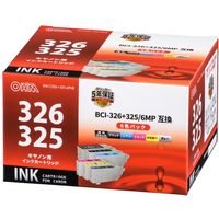 キヤノン（Canon）用 互換インク INK-C326+325-6PNB （BCI-326＋325/6MP互換） 1パック（6色入）