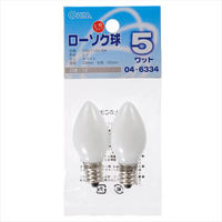 オーム電機 ローソク球 E12 LB-C