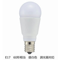 オーム電機 LED電球 ミニクリプトン形 E17 60W形相当 昼白色 屋外対応 OHM LDA8N-G-E17/D H11（直送品）