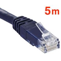 オーム電機 LANケーブル カテゴリー6A 5m PC-N0145（直送品）