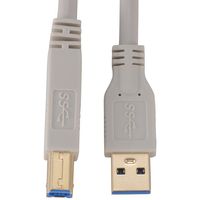 オーム電機 USB3.0ケーブル白 3m PC-N2058（直送品）