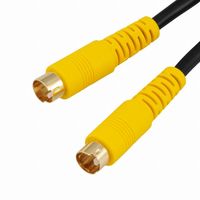 オーム電機 S端子 ビデオ接続コード 1m VIS-C10S-K 1個