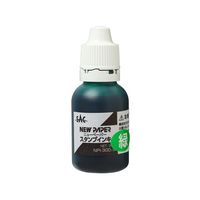 新朝日コーポレーション ニューペーパースタンプインキ30ml 緑 NPI-30G（直送品）