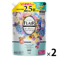 【アウトレット】フレアフレグランス フラワー&ハーモニー 詰め替え 超特大 1200ml 1セット（2個：1個×2） 柔軟剤 花王