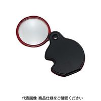 池田レンズ工業 ポケットルーペ 黒 ILK3120-BK 1セット（20個）（直送品）