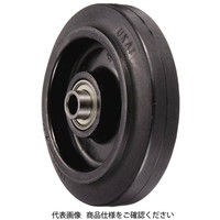 岐阜産研工業 PC型 樹脂製ポリブタジェンゴム車輪（静流タイプ） PC-125 1セット（3個）（直送品）