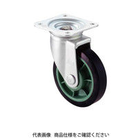 岡本工機 鋼板製キャスター 自在(J)金具付 UPJ100 1セット(2個)（直送品）