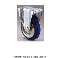 岡本工機 鋼板製キャスター 固定(K)金具付 FXK100 1セット(2個)（直送品）